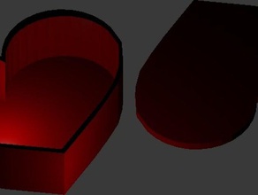 kutu kalp diğer aşk Sevgililer Günü 3d print model - Mito3D