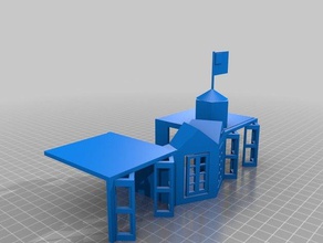 estación de bomberos esculturas 3d print model - Mito3D