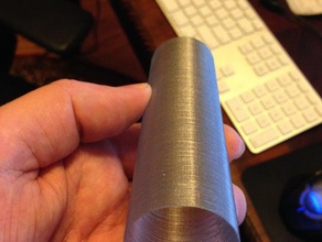 vertical single-wall test cylinder 3d printing tests 3d print model - Mito3D