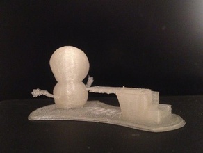 buceo muñeco de nieve criaturas calvin hobbes los cómics invierno 3d print model - Mito3D