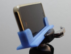 dead simple iphone 5 tripod dock arca swiss mount mobile 3d print model - Mito3D