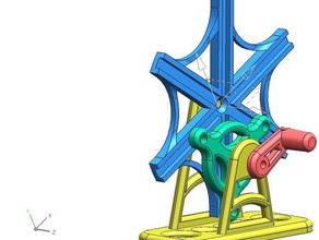 intéressant orientée appareil d'autres 3d art fave genève roue makeentry mendel ornement rapman reprap supportless jouet 3d print model - Mito3D