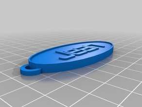 mon personnalisés ovale trousseau de clés porte-clés 3d print model - Mito3D