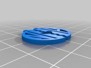 mi personalizar la mitad del corazón monograma colgante joyería 3d print model - Mito3D