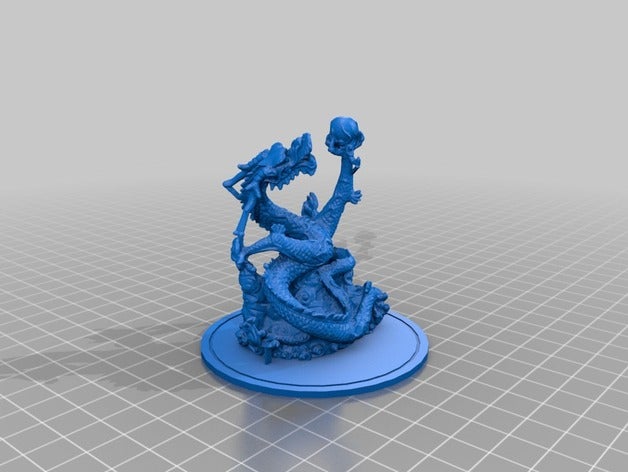 shenlong proxy creatures dragon 3D print model - Mito3D