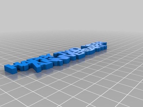 happy two year anniversary signs logos 3d print model - Mito3D