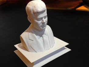 presidentes dia comemorativo john kennedy busto maca varreduras réplicas democrata os democratas progressiva 3d print model - Mito3D