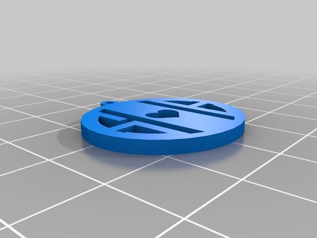 il mio personalizzata monogram pendant dd2 gioielli 3D print model - Mito3D
