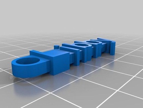 libby keychain organization customized 3d print model - Mito3D