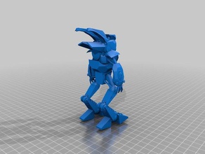 mech template number 2 3d printing 3d print model - Mito3D