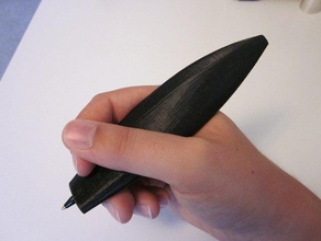 hélice caneta de pena office 3d a arte openscad útil 3d print model - Mito3D