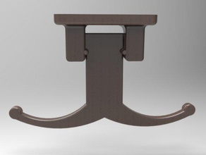 fold away mug hook kitchen dining 3d print model - Mito3D