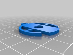 a&a monogram pendant jewelry customized 3d print model - Mito3D