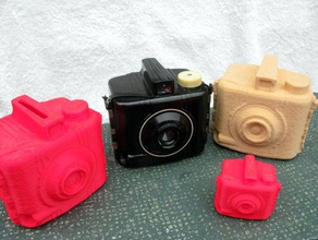 baby brownie piggy bank models photo camera scan 3d print model - Mito3D