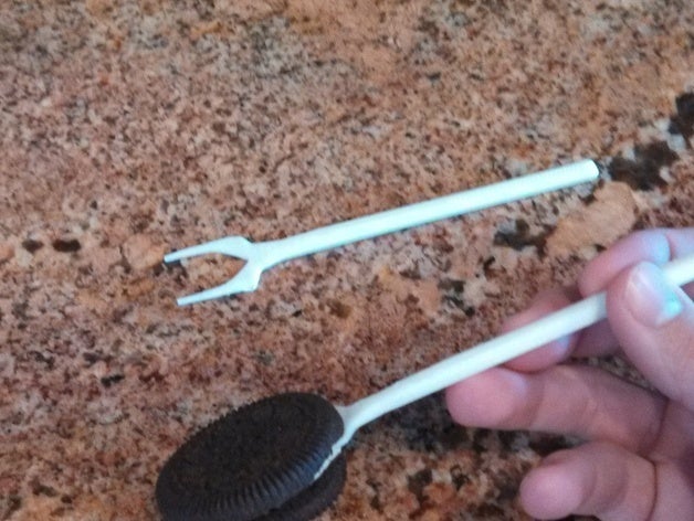 oreo cookie dipper Küche Essen cookier Füllung Milch tool 3D print model - Mito3D