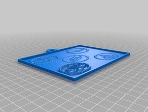 divergenti le fazioni 2d art personalizzato 3d print model - Mito3D