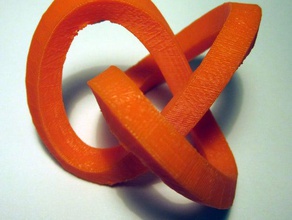 torus knot Mathematik 3d print model - Mito3D