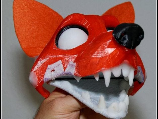 il fursuit burattino head-base robotics animal costume dog doll fursuit-head grundform kopf mask pawpet plushie puppet-head skull wearable 3D print model - Mito3D