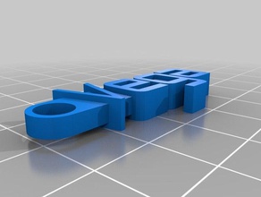 llavero vega organization customized 3d print model - Mito3D