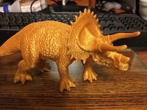triceratops animais dinossauro 3d print model - Mito3D