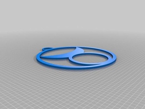 taurus pendant işaretler logoları 3d print model - Mito3D