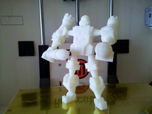 chessbot hero formerly action chess v3 modular tinkercad toy transformer voltron 3D print model - Mito3D