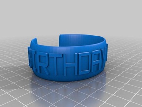 mira pulseiras personalizado 3d print model - Mito3D