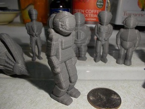 astronaut002 la gente 3d print model - Mito3D