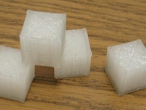 15mm cube 3d printing tests calibration cubes ice 3d print model - Mito3D