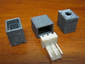 header pin back block electronics 3d print model - Mito3D
