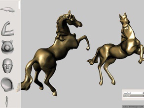 horse animals 3d print model - Mito3D