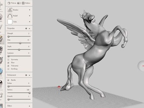 pegasus animali cavallo meshmixer tianma 3d print model - Mito3D
