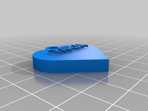 tarjas heart pendant customized 3d print model - Mito3D