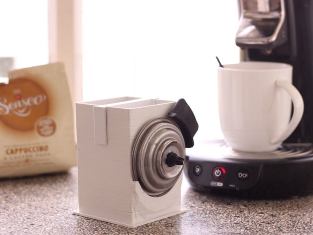 coffeepad cestino senseo cucina pranzo titolare koffiepads mess evitare 3D print model - Mito3D