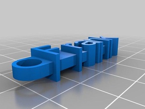 frank keychain organization customized 3d print model - Mito3D