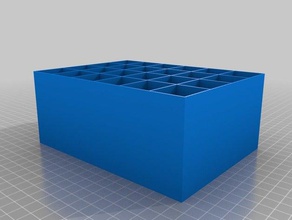 6x4 full-height mini-Schubladen tool Inhaber - Boxen angepasst 3d print model - Mito3D