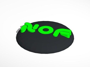 logo nof&reg 3d printing 3d print model - Mito3D