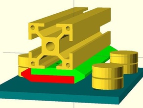 openrail makerslide combo 3d printer accessories openscad tslot 3d print model - Mito3D