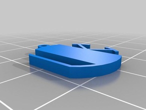 meine kundenspezifische Monogramm-Anhänger Schmuck 3d print model - Mito3D