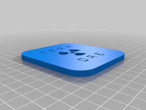 team dae Zeichen logos angepasst 3d print model - Mito3D