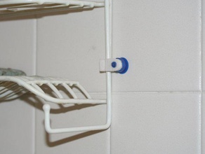 nerf dart transportador do chuveiro de âncora paramétrico casa banho agregado familiar ventosa 3d print model - Mito3D