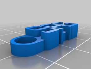 sag Anahtarlık organizasyon özelleştirilmiş 3d print model - Mito3D