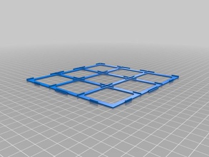 carcassonne piastrelle griglie giochi consiglio gioco da tavolo 3d print model - Mito3D