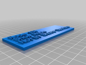 north shore customs show room sign other customized 3d print model - Mito3D