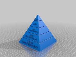 heinrichs pyramid 3d printing 3d print model - Mito3D