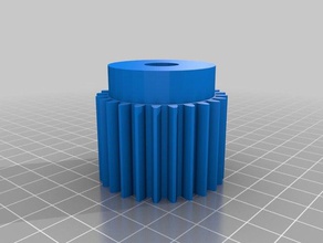 40mm involute spur gear hobby customized 3d print model - Mito3D