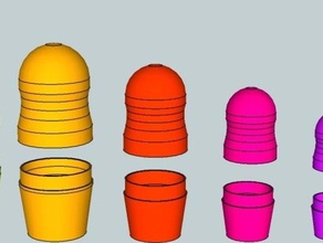 russian dolls other 3d art makeentry matryoshka ornament sketchup toy 3d print model - Mito3D