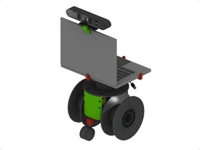 spool bot robotics 3d printable arduino blender computer vision depth camera recycle 3d print model - Mito3D