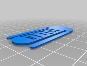 evans clip di carta office personalizzato 3d print model - Mito3D