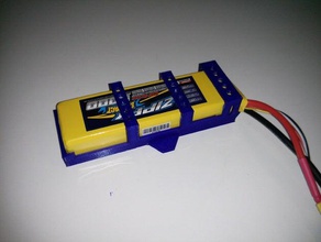 quadcopter battery box tray turnigy zippy 5000mha other 3d print model - Mito3D